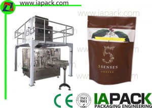 Granular Automatic Bag Packaging Machine, Mesin Pembungkus Tas Stand-Up Untuk teh