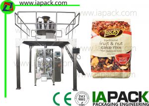 Gusset Bags Doypack Packing Machine 200G - 500G Nuts 50 tas min