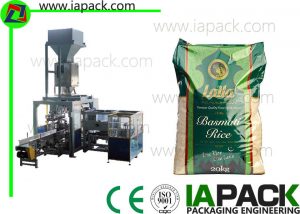 Premade Rice Open Mulut Bagging Machine Automatic Bag Placer