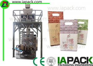 Vacuum Automatic Pouch Packing Machine Formulir Isi Seal dengan Linear Scales